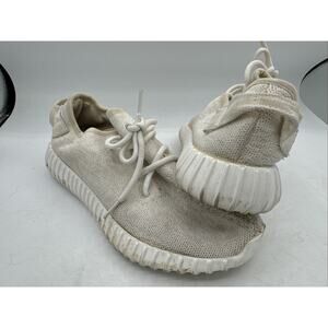 Adidas Yeezy Boost YZY Women’s 7.5 Athletic Shoes Tan Beige Slip On Casual